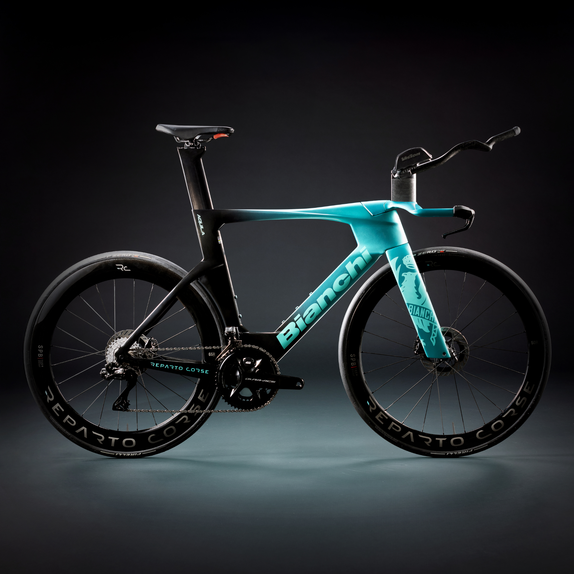 Vélo triathlon BIANCHI Aquila RC Rival E1 AXS Vélo triathlon BIANCHI Aquila RC Rival E1 AXS